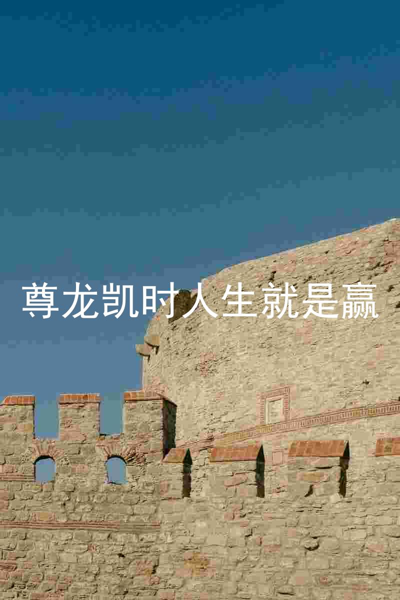 尊龙凯时人生就是赢